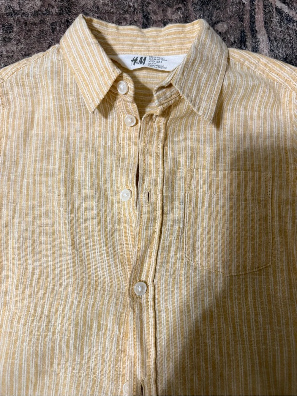 H&M soft striped